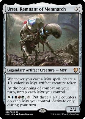 SJF Urtet, Remnant of Memnarch - Commander: Phyrexia: All Will Be One (ONC) Commander: Phyrexia: All Will Be One