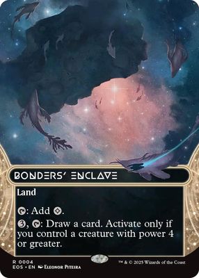 SJF Bonders' Enclave (0004) (Borderless) - Edge of Eternities: Stellar Sights (EOS) Edge of Eternities: Stellar Sights Foil