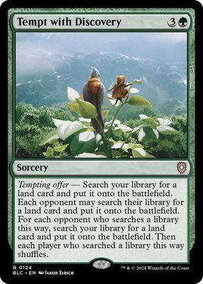 SJF Tempt with Discovery - Commander: Bloomburrow (BLC) Commander: Bloomburrow