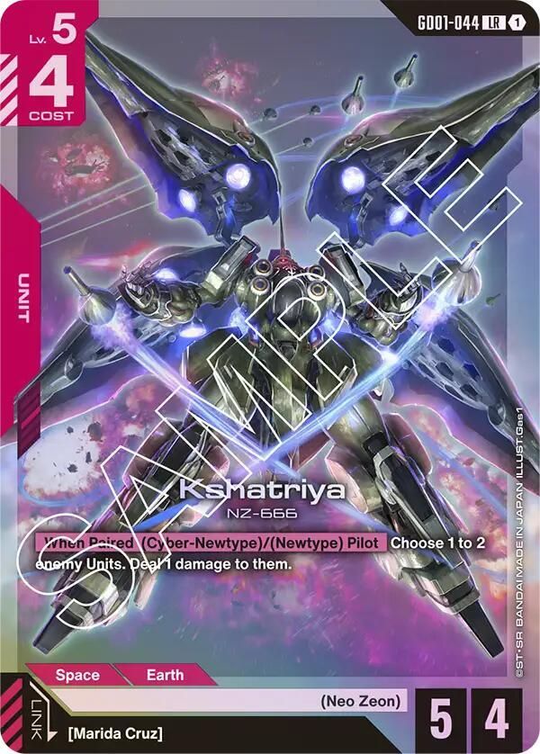 SJF Kshatriya (GD01-044) - Newtype Rising (GD01) Newtype Rising LR