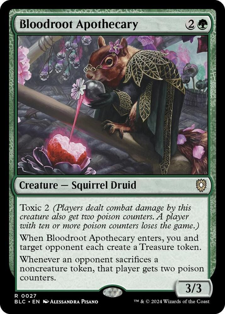 SJ Bloodroot Apothecary - Commander: Bloomburrow (BLC) Commander: Bloomburrow