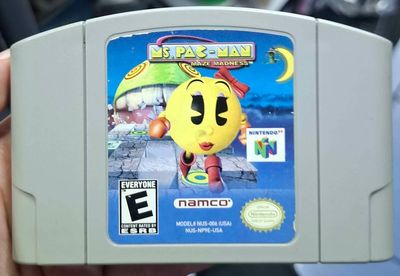 SJ1 Ms Pac Man Maze Madness Nintendo 64 Cartucho