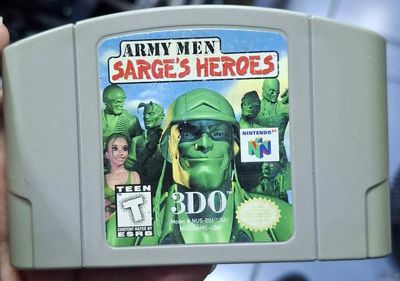SJ1 Army Men Sarges Heroes Nintendo 64 Cartucho