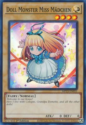 SJ Doll Monster Miss Madchen - 25th Anniversary Tin: Dueling Heroes Mega Pack (MP23) 25th Anniversary Tin: Dueling Heroes Mega Pack Super Rare