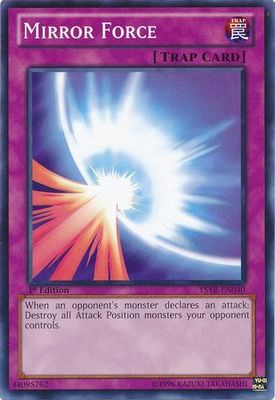SJ Mirror Force - YSYR-EN040 - Common 1st Edition Starter Deck: Yugi Reloaded 1st Edition Singles