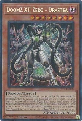SJ DoomZ XII Zero - Drastea - Doom of Dimensions (DOOD) Doom of Dimensions Secret Rare
