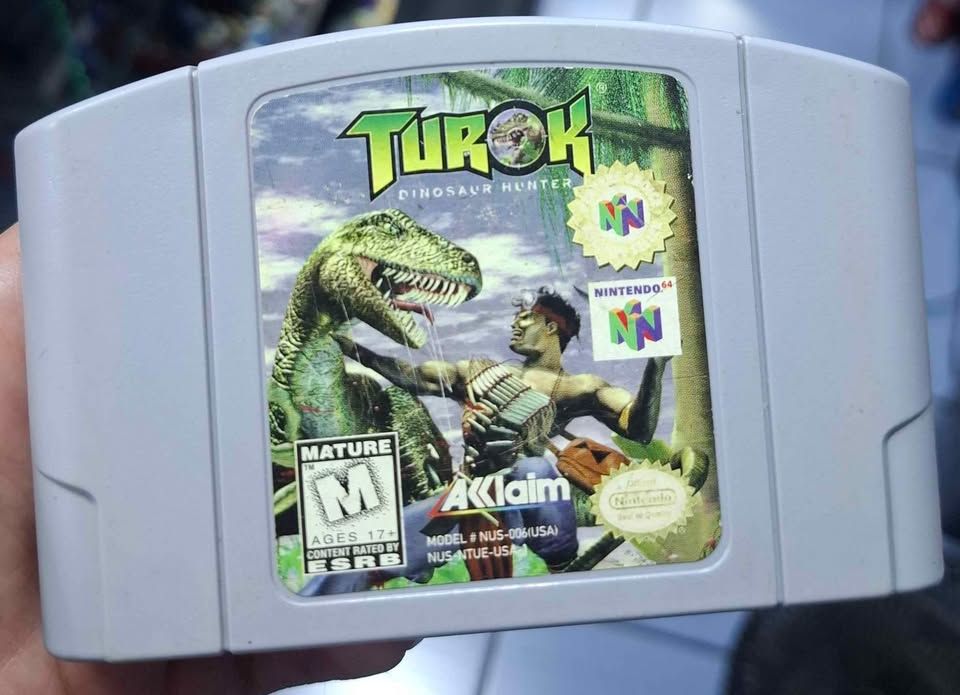 SJ1 Turok Dinosaurs Hunter Nintendo 64 Cartucho