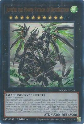 SJ Jupiter the Power Patron of Destruction - Doom of Dimensions (DOOD) Doom of Dimensions Ultra Rare