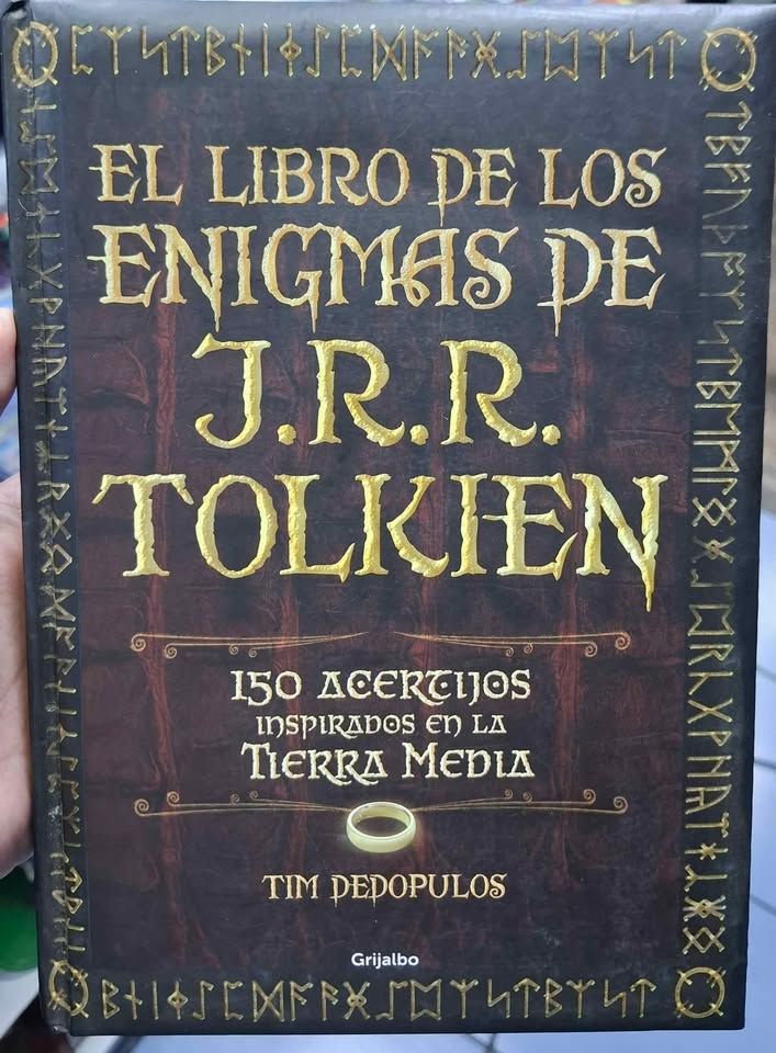 SJ1 El Libro de los Enigmas de J.R.R. Tolkien Libro Topa Dura