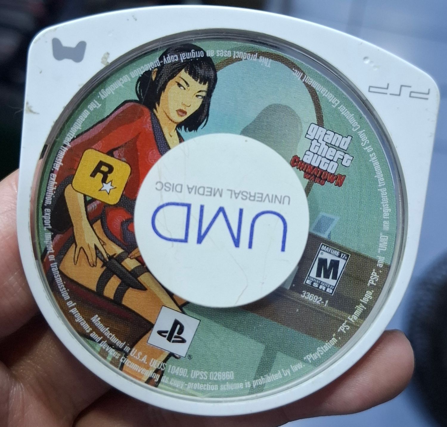 SH1 Grand Theft Auto Chinatown Wars PSP Disco