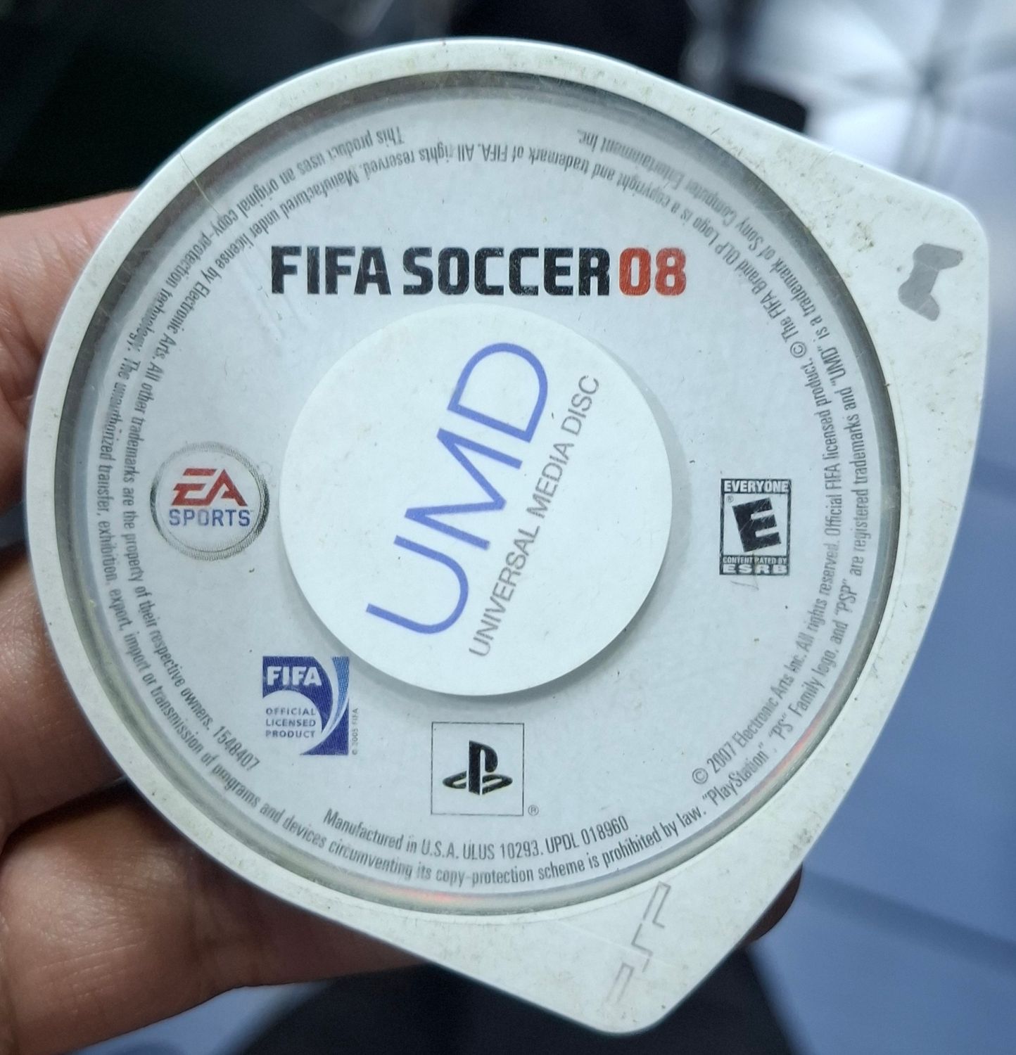 SH1 Fifa Soccer 08 PSP Disco