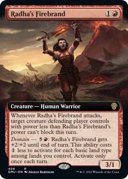 Radha's Firebrand (Extended Art) - Dominaria United (DMU) Dominaria United
