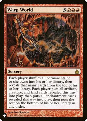 Warp World - The List Reprints (LIST) The List Reprints