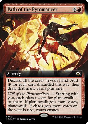 Path of the Pyromancer (Extended Art) - Commander: March of the Machine (MOC) Commander: March of the Machine