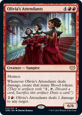 Olivia's Attendants - Innistrad: Crimson Vow (VOW) Innistrad: Crimson Vow