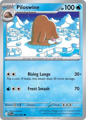 SJ Piloswine - ME02: Phantasmal Flames (PFL) ME02: Phantasmal Flames