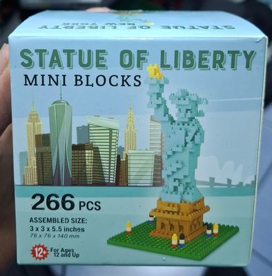 SJ1 Statue of Liberty Mini Blocks Nuevo New York