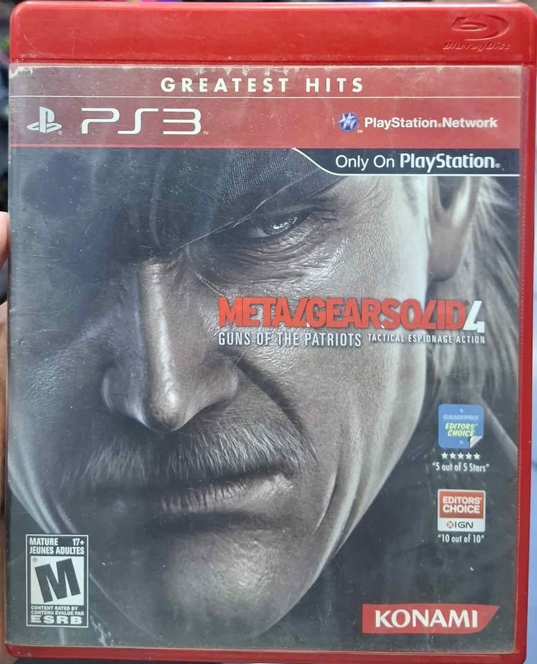 SJ1 Metal Gear Solid 4 Playstation 3 Usado Completo