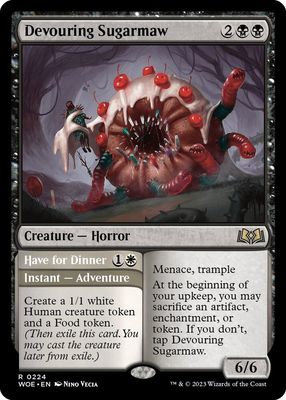 Devouring Sugarmaw - Wilds of Eldraine (WOE) Wilds of Eldraine