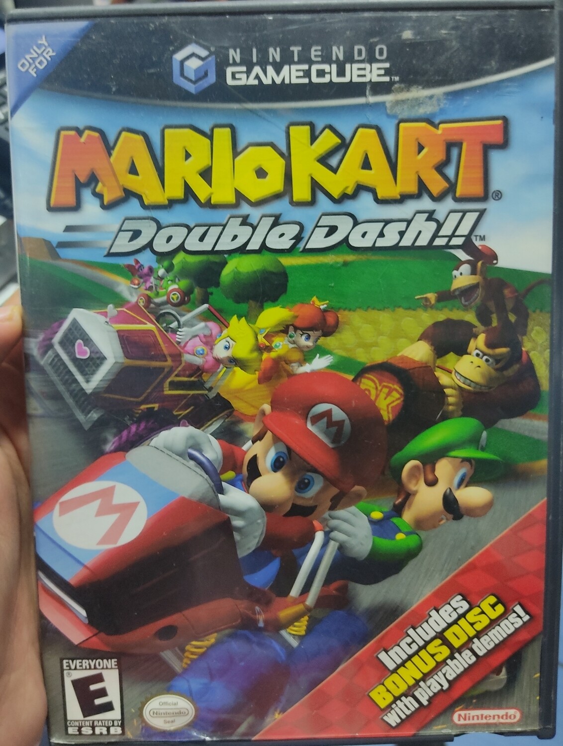 SJ1 Mario Kart Double Dash Nintendo Game Cube Usado Sin Bonus Disc