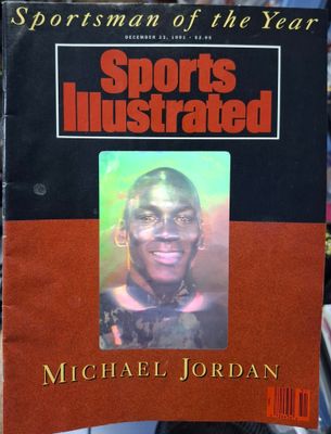 SJ1 Michael Jordan Revista Sports Illustrated Sportsman of the Year December 23 - 1991