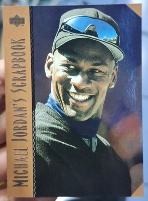 SJF 1994 Upper Deck Scrapbook Michael Jordan MJ1 Card Barons