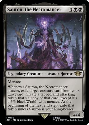 Sauron, the Necromancer - Universes Beyond: The Lord of the Rings: Tales of Middle-earth (LTR)