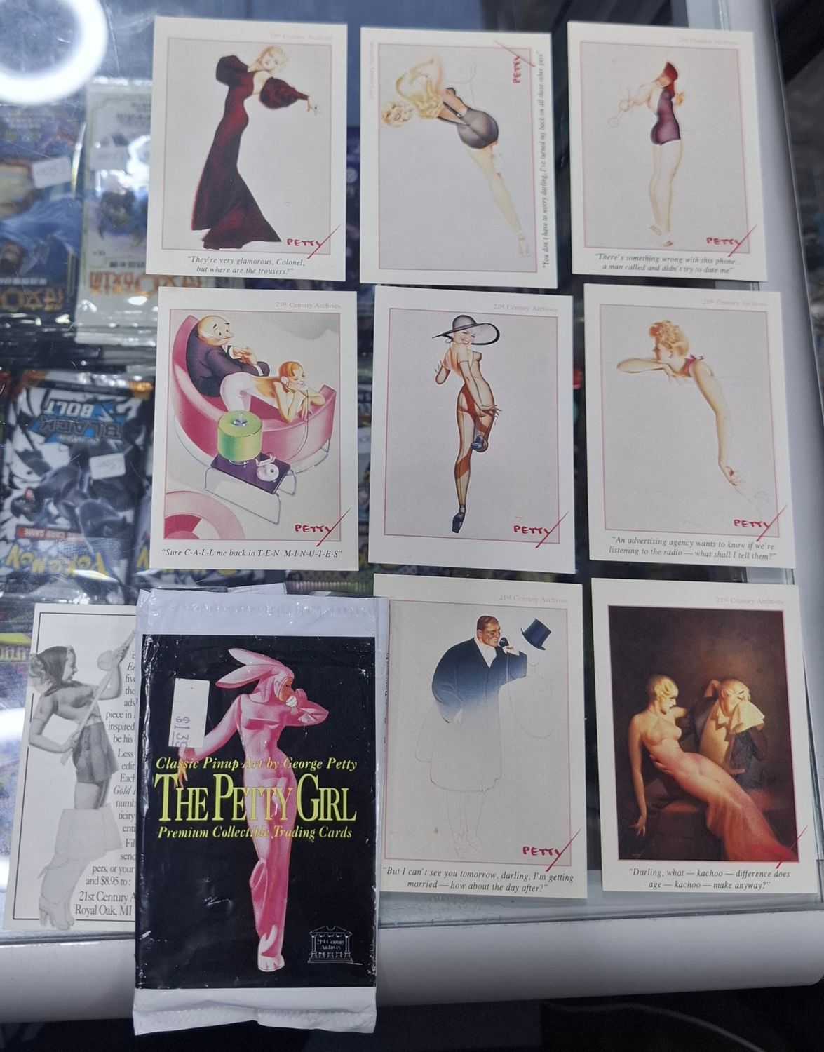 SJ The Pretty Girl Trading Cards Set George Petty