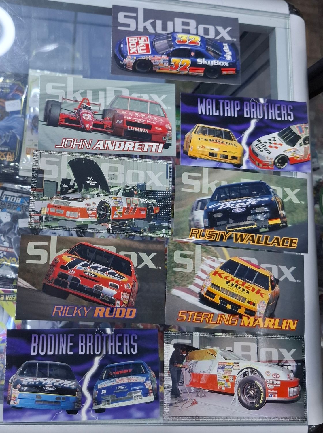 SJ Skybox Nascar Trading Cards Set