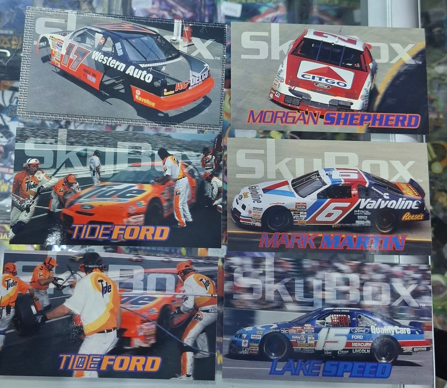SJ Skybox Nascar Trading Cards Set