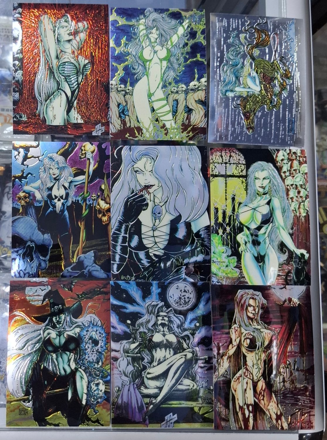 SJ Lady Death Trading Cards Set