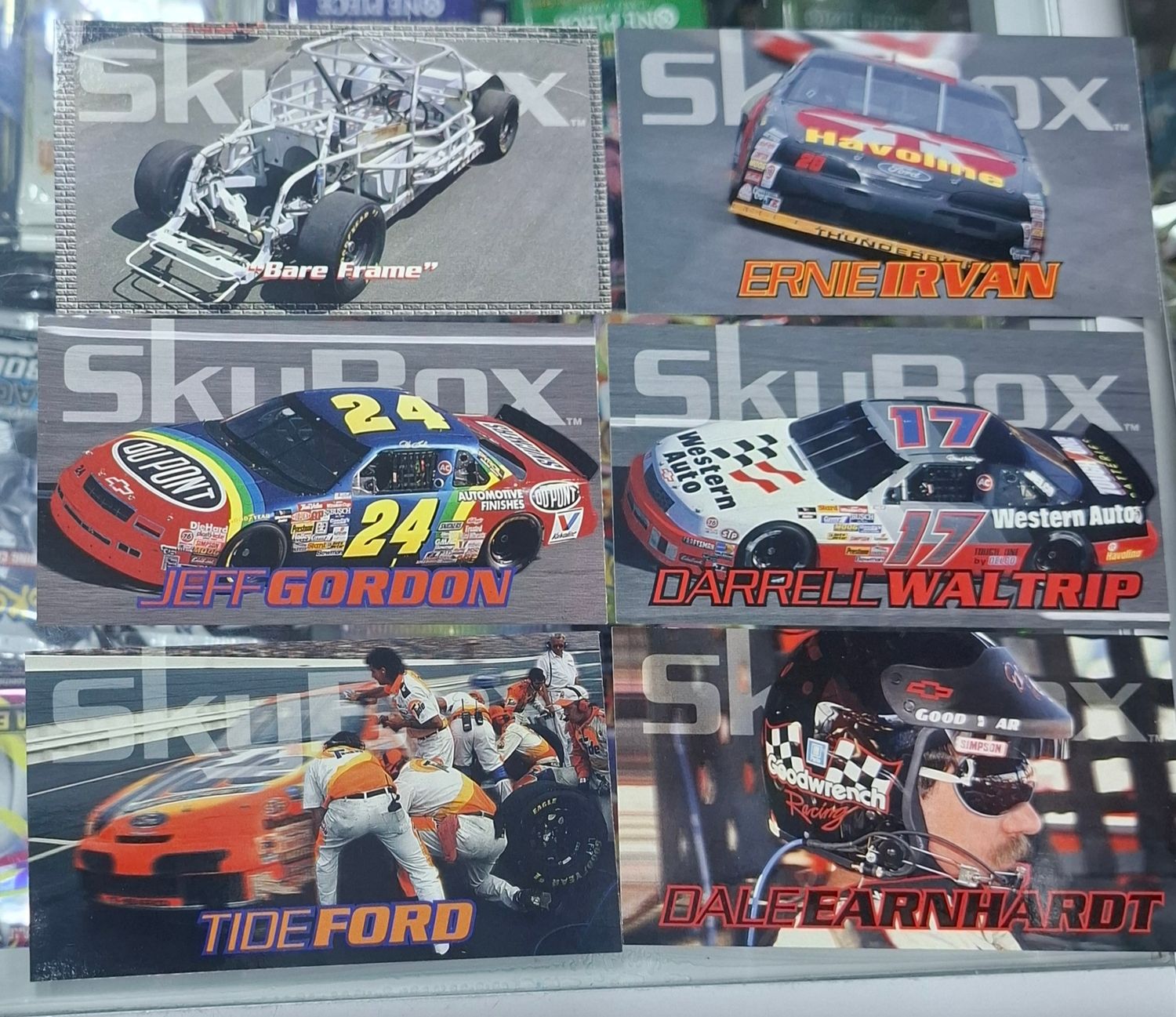 SJ Skybox Nascar Trading Cards Set