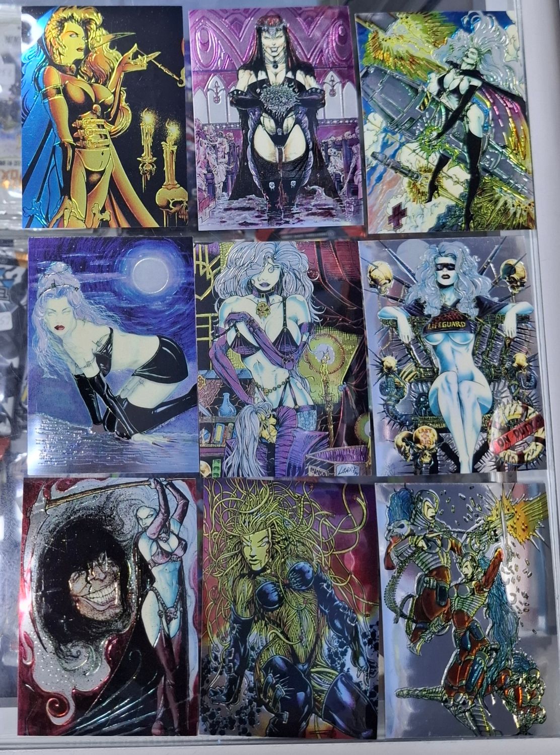 SJ Lady Death Trading Cards Set
