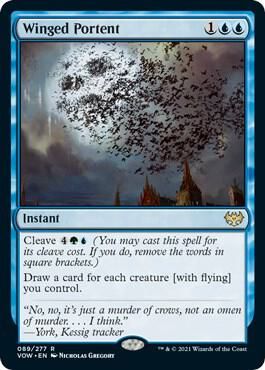 Winged Portent - Innistrad: Crimson Vow (VOW) Innistrad: Crimson Vow