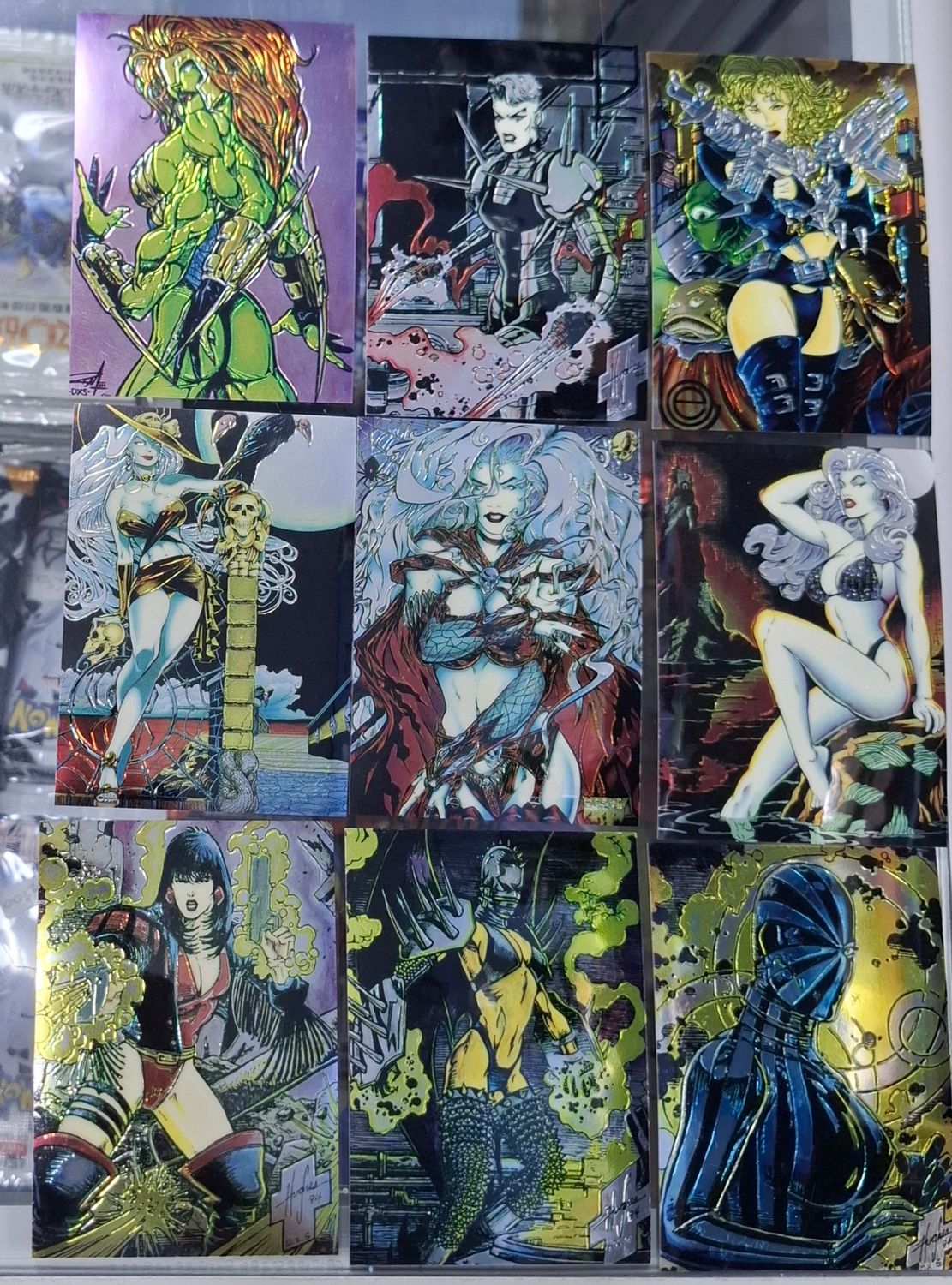 SJ Lady Death Trading Cards Set