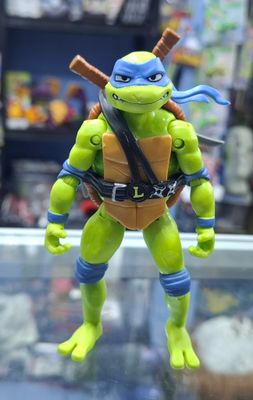 SJ1 Leonardo Figura Tortugas Ninja Figura 4.5 Pulgadas con Espadas