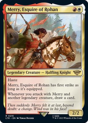 SJ Merry, Esquire of Rohan - Universes Beyond: The Lord of the Rings: Tales of Middle-earth (LTR)