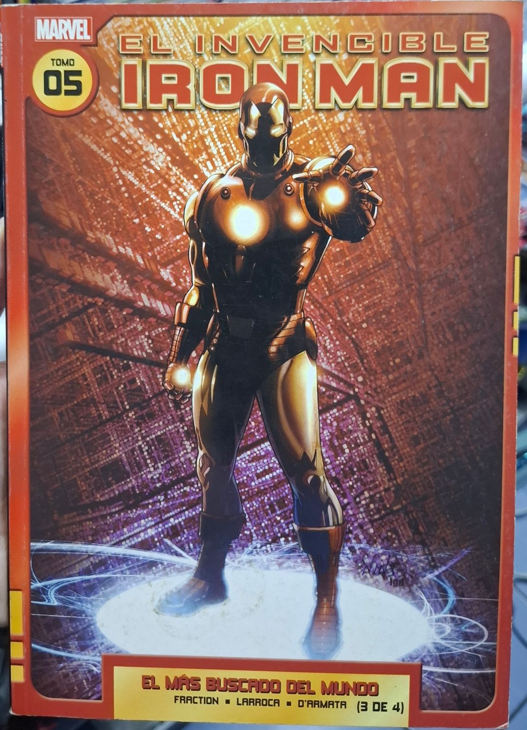 SH1 El Invencible Iron Man Comic Tomo 5 Español