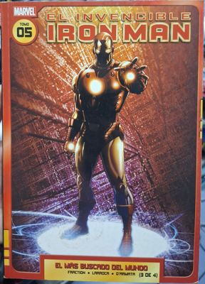 SH1 El Invencible Iron Man Comic Tomo 5 Español