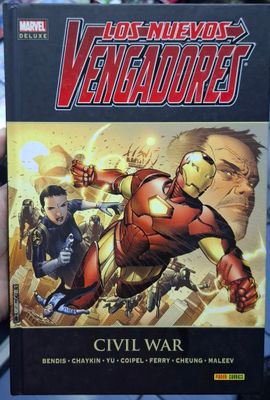 SH1 Los Nuevos Vengadores Comic Libro Tapa Dura Civil War Comic Panini Español