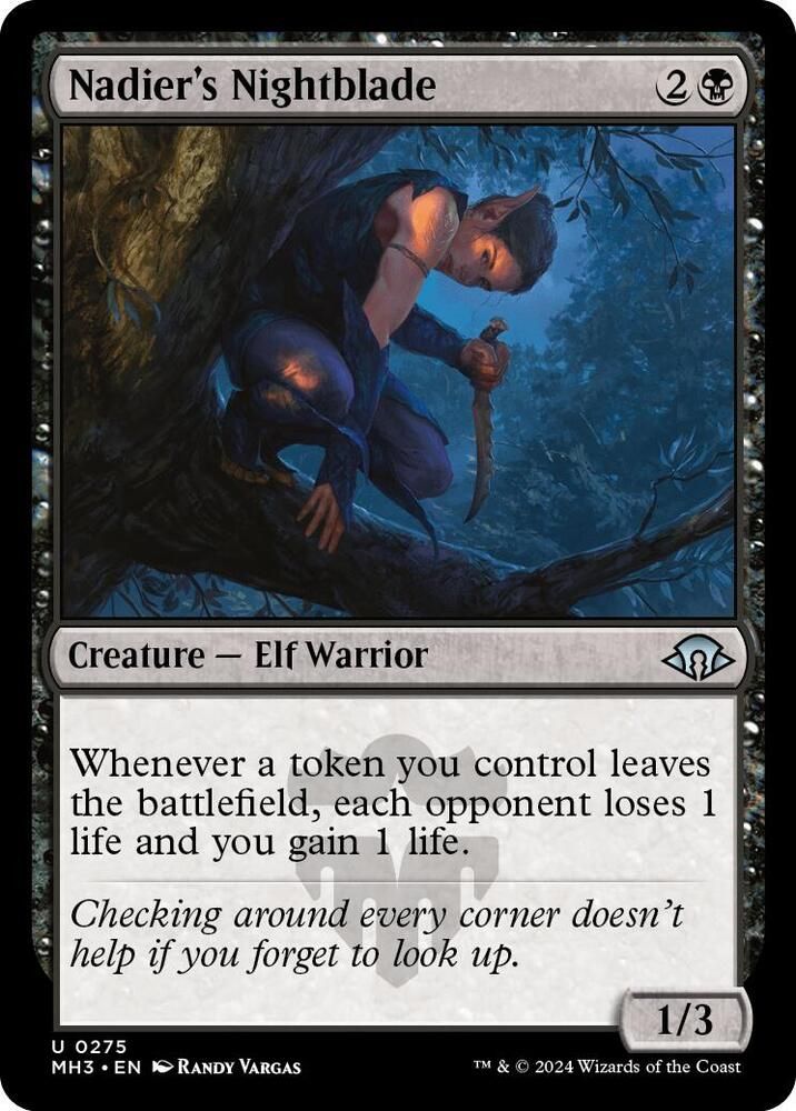 Nadier's Nightblade - Modern Horizons 3 (MH3) Foil