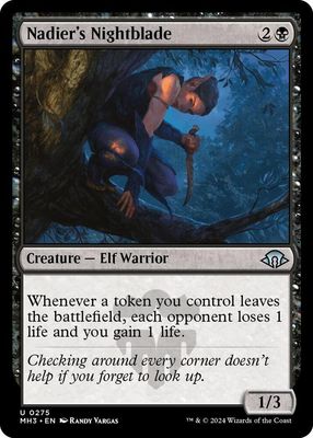 Nadier's Nightblade - Modern Horizons 3 (MH3) Foil