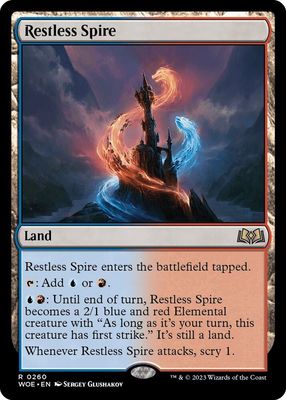 Restless Spire - Wilds of Eldraine (WOE) Wilds of Eldraine Foil