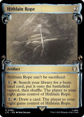 Hithlain Rope (Showcase Scrolls) - Commander: The Lord of the Rings: Tales of Middle-earth (LTC) Commander: The Lord of the Rings: Tales of M Foil