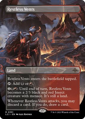 Restless Vents (Borderless) - The Lost Caverns of Ixalan (LCI) The Lost Caverns of Ixalan