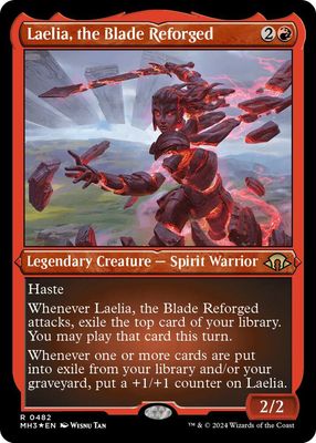 Laelia, the Blade Reforged (Foil Etched) - Modern Horizons 3 (MH3) Modern Horizons 3 Foil