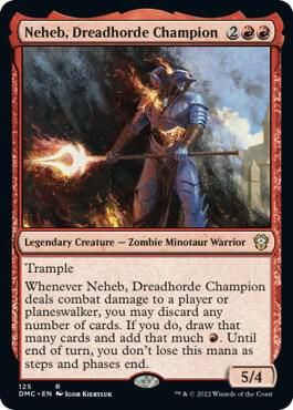 Neheb, Dreadhorde Champion - Commander: Dominaria United (DMC) Commander: Dominaria United