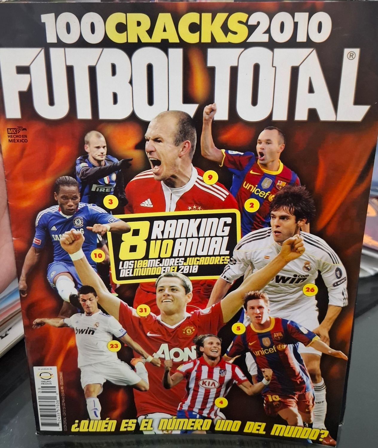 SH1 Futbol Total Revista 100 Cracks 2010 con Poster
