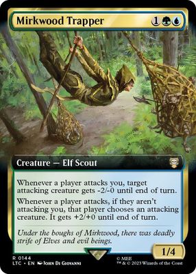 Mirkwood Trapper (Extended Art) - Commander: The Lord of the Rings: Tales of Middle-earth (LTC)