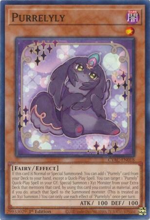 Purrelyly - CYAC-EN018 - Common 1st Edition Cyberstorm Access 1st Edition Singles